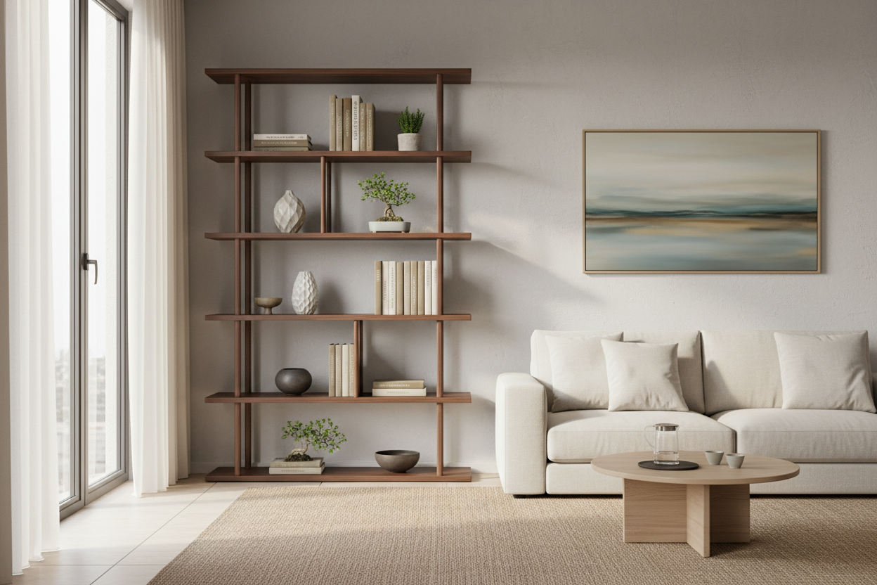 Hero Banner - Walnut Display Rack